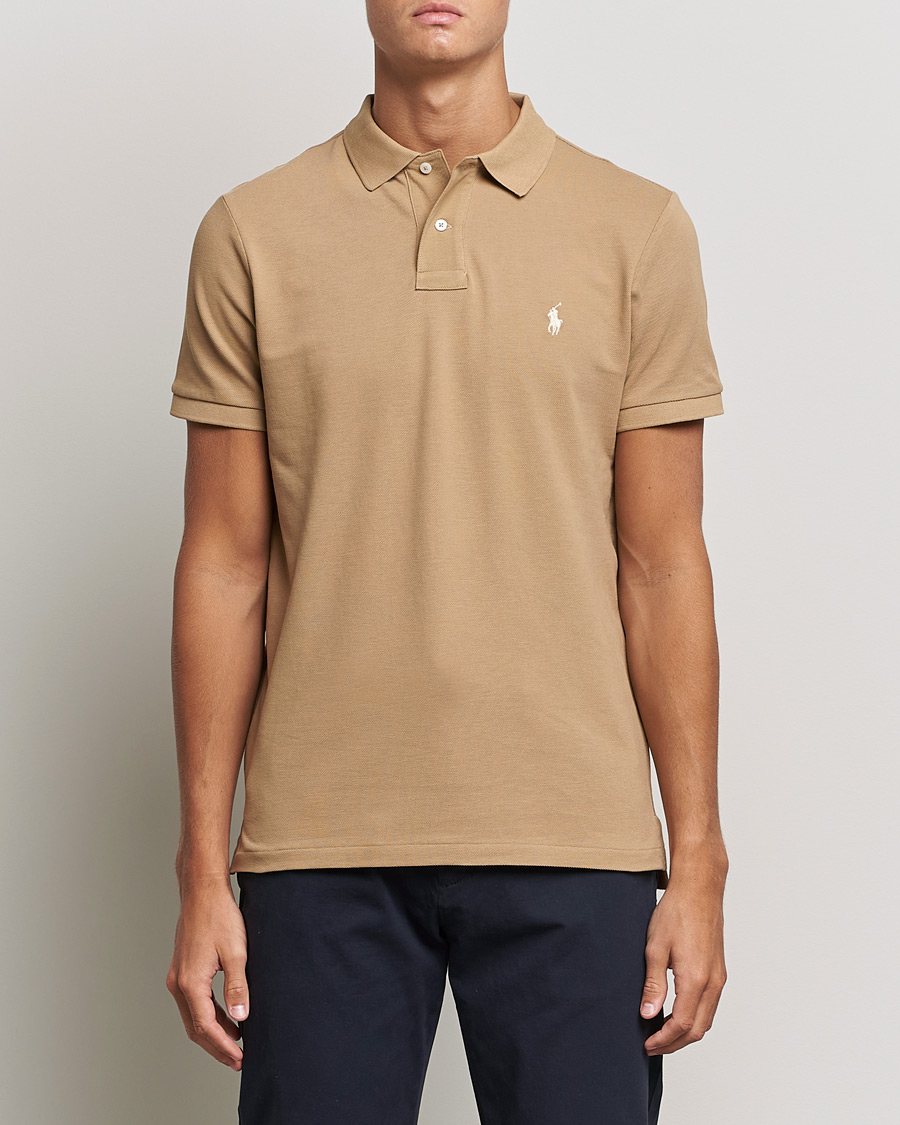 Heren | Polo's | Polo Ralph Lauren | Custom Slim Fit Polo Luxury Tan
