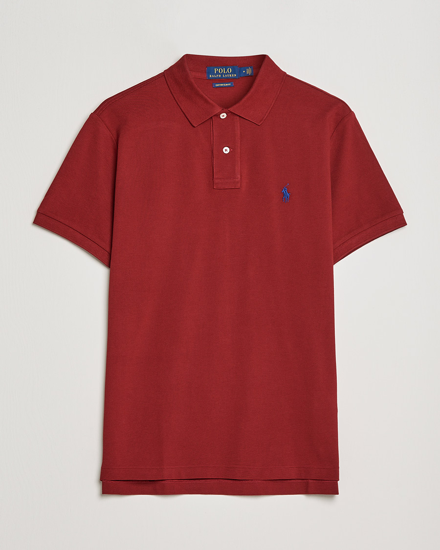 Heren | Polo's | Polo Ralph Lauren | Custom Slim Fit Polo Holiday Red