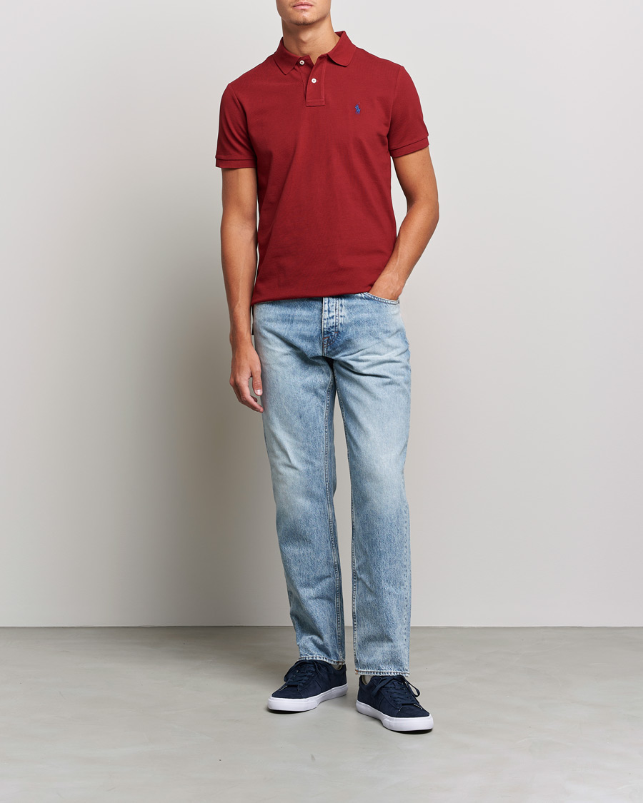 Heren | Polo's | Polo Ralph Lauren | Custom Slim Fit Polo Holiday Red