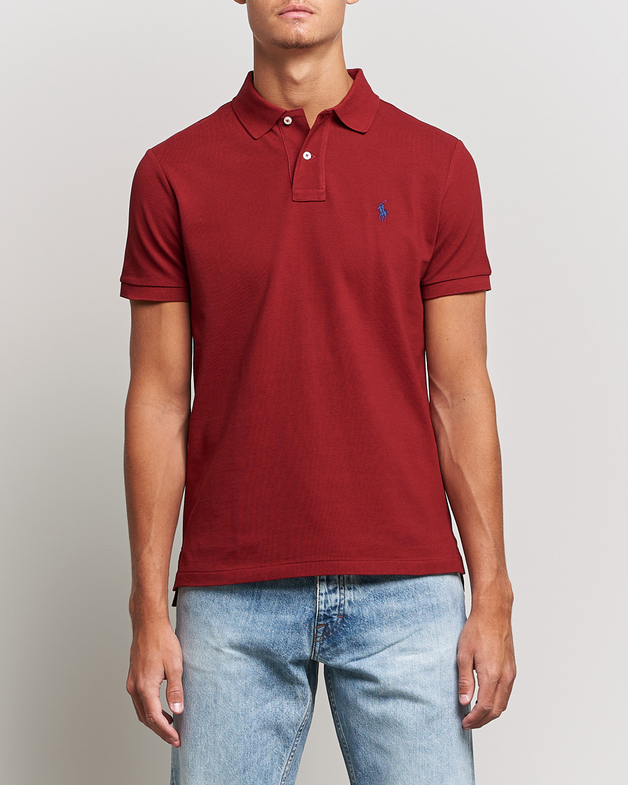 Heren | Polo's | Polo Ralph Lauren | Custom Slim Fit Polo Holiday Red