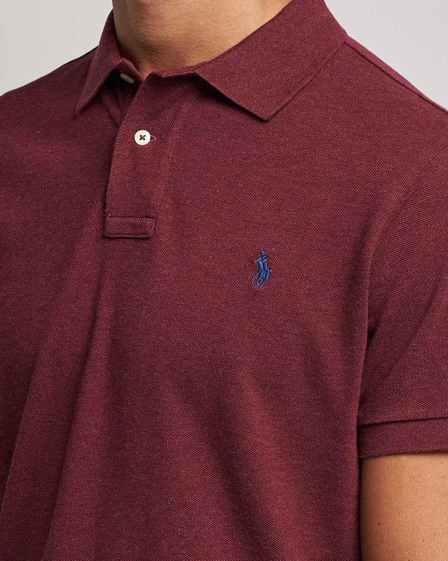 Heren | Polo's | Polo Ralph Lauren | Custom Slim Fit Polo Spring Wine Heather