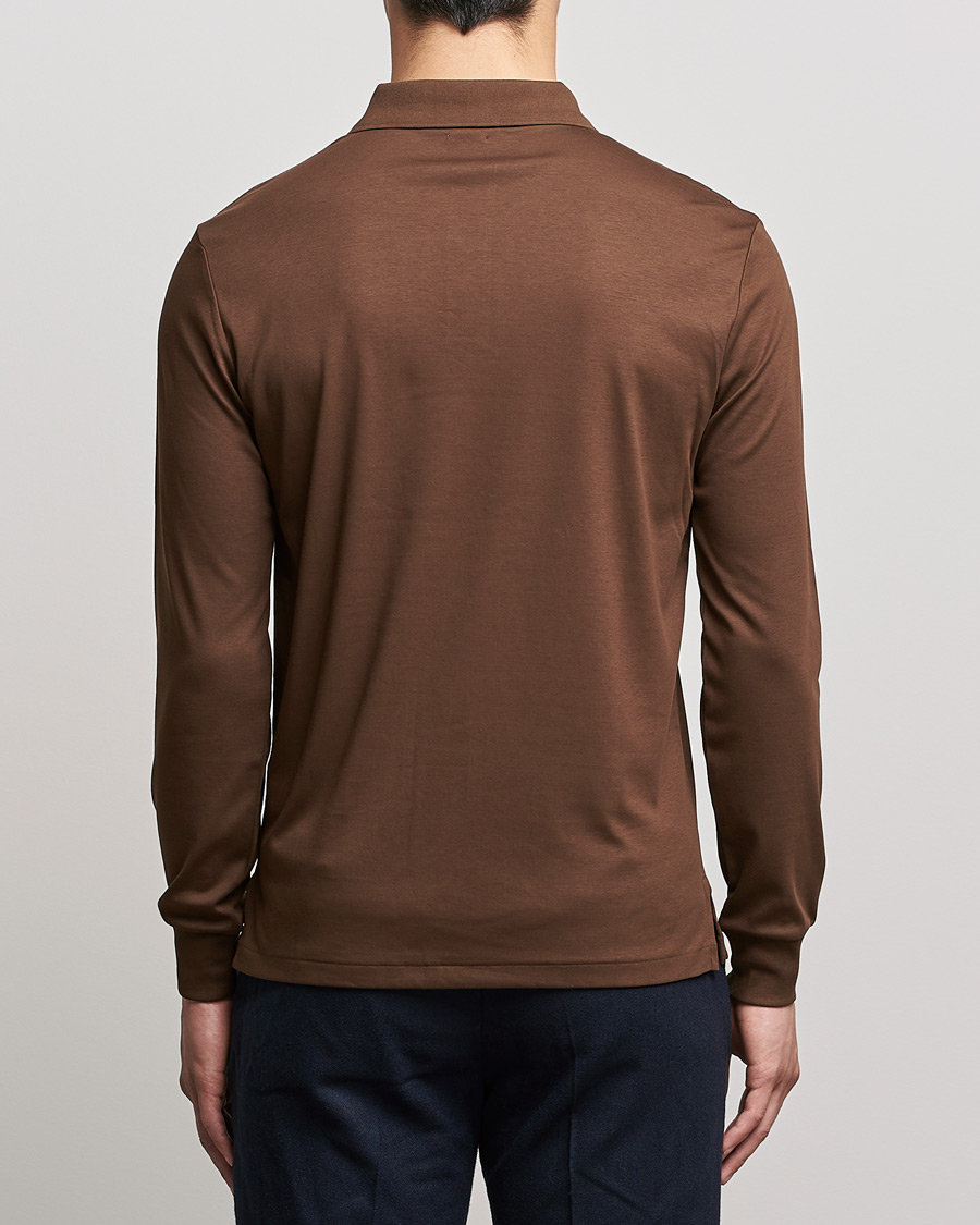 Heren | Truien | Polo Ralph Lauren | Luxury Pima Cotton Long Sleeve Polo American Brown