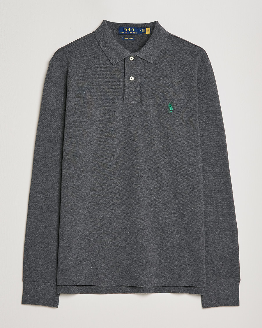 Heren | Truien | Polo Ralph Lauren | Custom Slim Fit Long Sleeve Polo Barclay Heathe