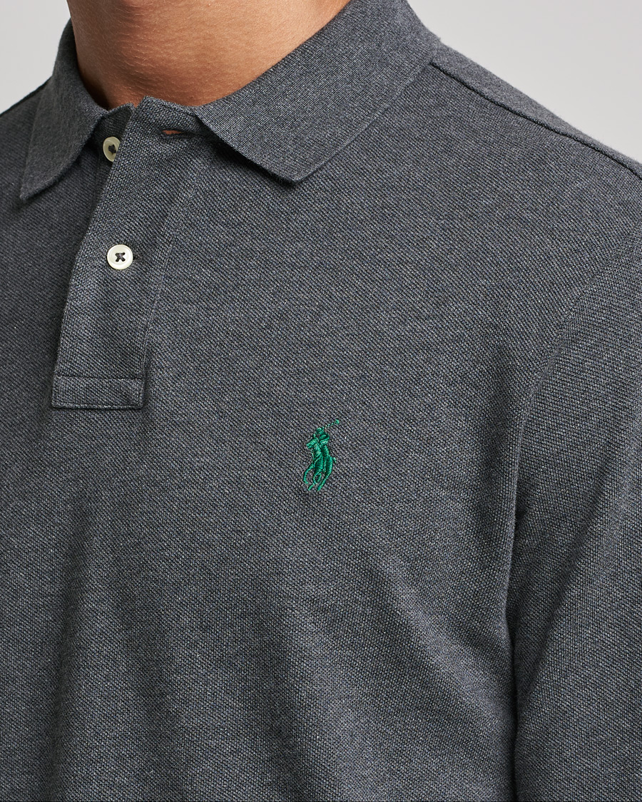 Heren | Truien | Polo Ralph Lauren | Custom Slim Fit Long Sleeve Polo Barclay Heathe