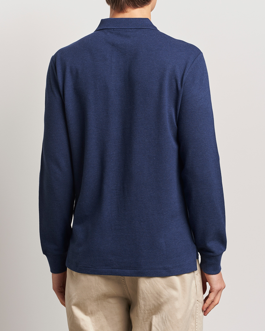 Heren | Polo's | Polo Ralph Lauren | Custom Slim Fit Long Sleeve Polo Spring Navy Heather