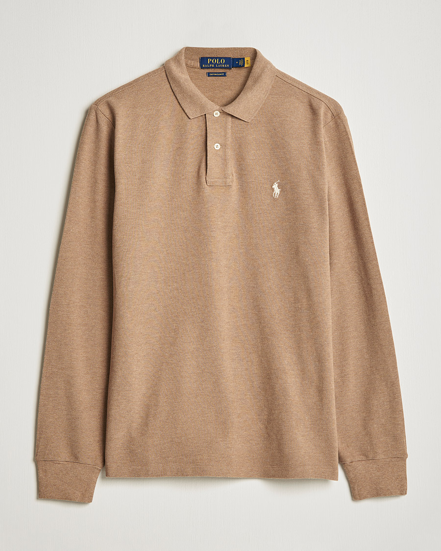 Heren | Truien | Polo Ralph Lauren | Custom Slim Fit Long Sleeve Polo Italian Heather