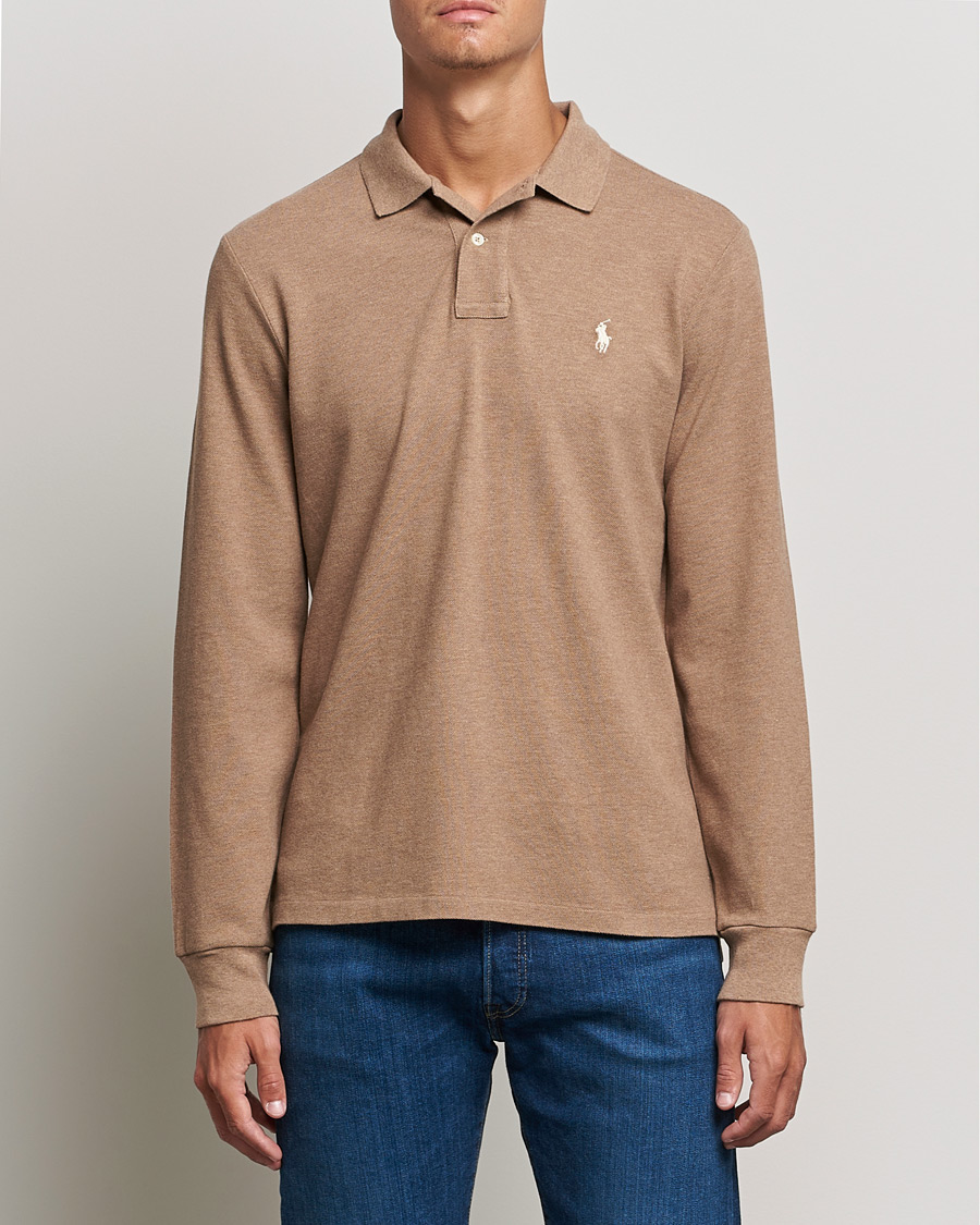 Heren | Truien | Polo Ralph Lauren | Custom Slim Fit Long Sleeve Polo Italian Heather