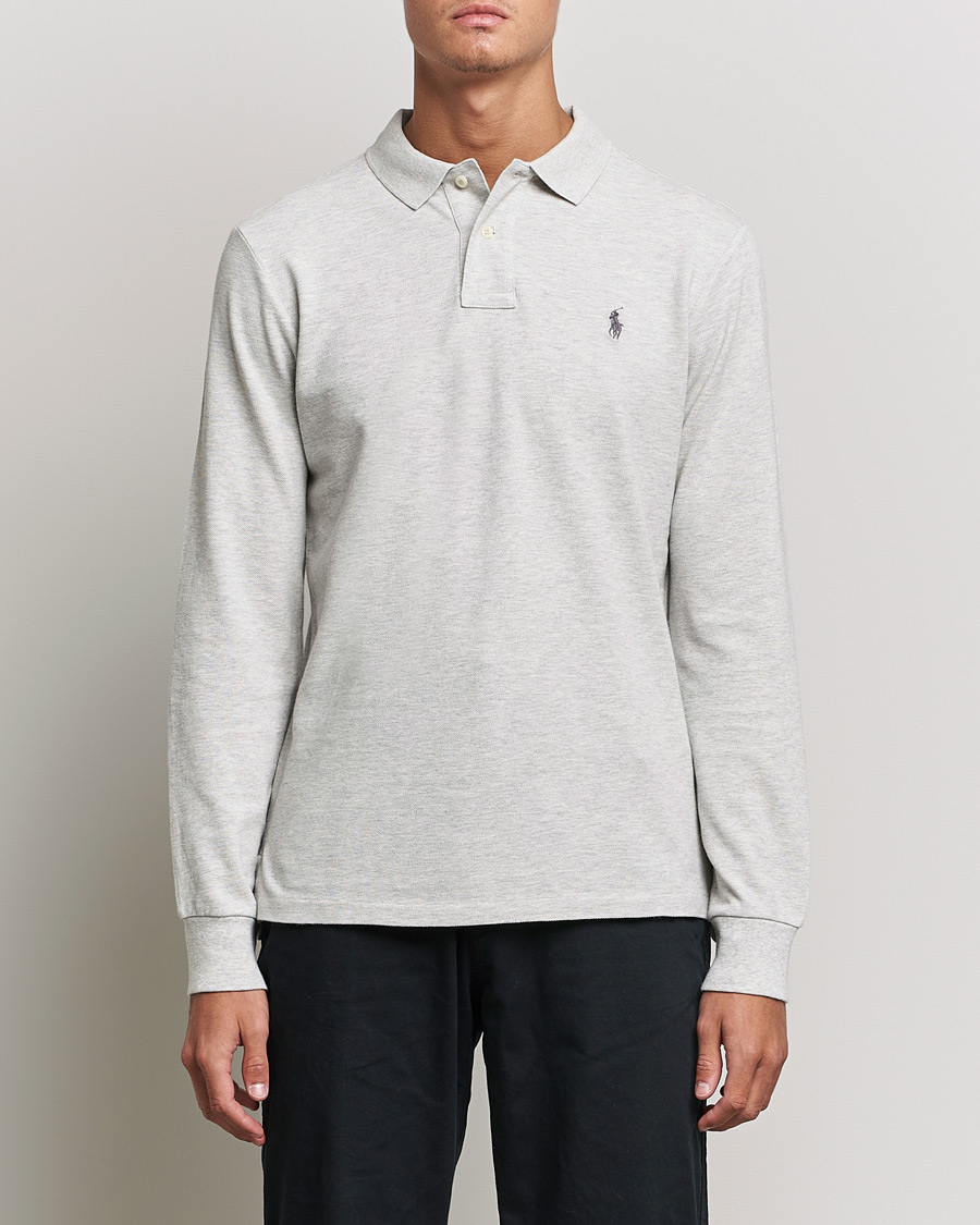Heren | Truien | Polo Ralph Lauren | Custom Slim Fit Long Sleeve Polo Light Sport Heather