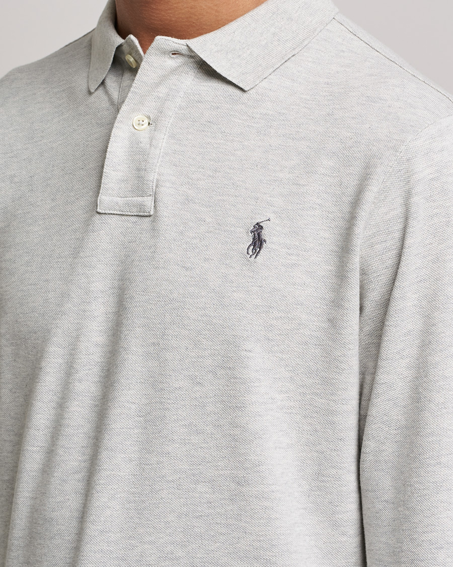 Heren | Truien | Polo Ralph Lauren | Custom Slim Fit Long Sleeve Polo Light Sport Heather