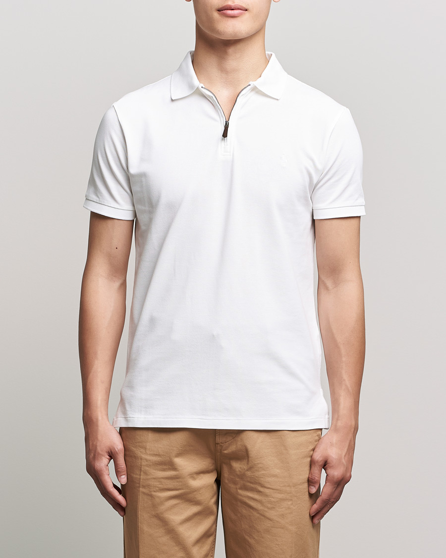 Heren | Polo's | Polo Ralph Lauren | Custom Slim Fit Half Zip Polo White
