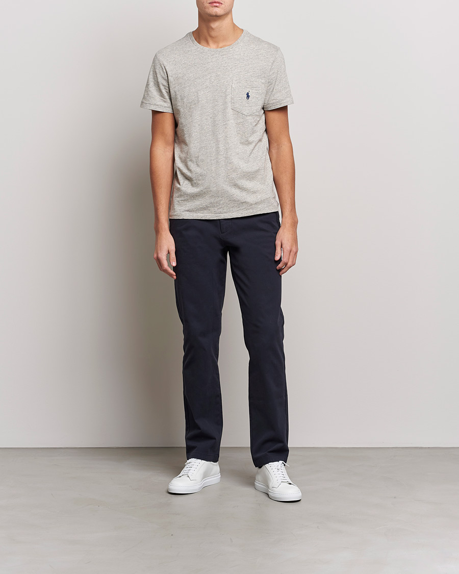 Heren | T-shirts | Polo Ralph Lauren | Slub Jersey Crew Neck Tee Loft Heather