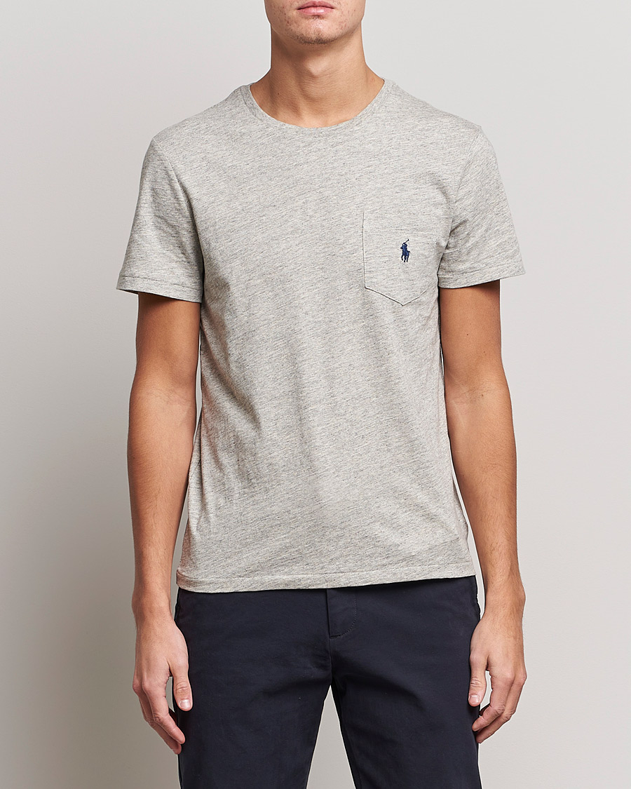 Heren | T-shirts | Polo Ralph Lauren | Slub Jersey Crew Neck Tee Loft Heather