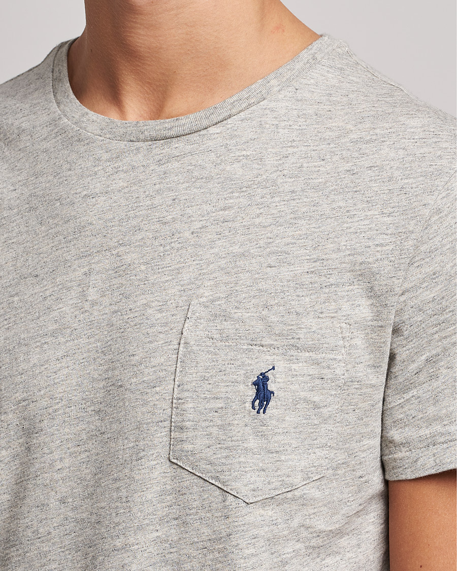 Heren | T-shirts | Polo Ralph Lauren | Slub Jersey Crew Neck Tee Loft Heather