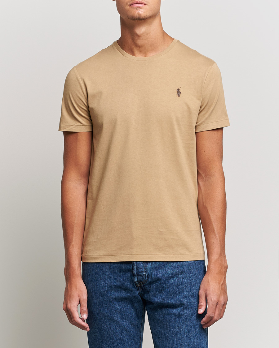 Heren | T-shirts | Polo Ralph Lauren | Crew Neck Tee Luxury Tan