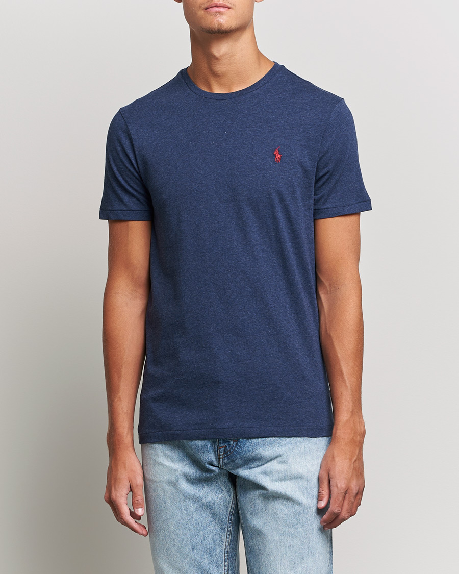 Heren | T-shirts | Polo Ralph Lauren | Crew Neck T-Shirt Spring Navy Heather