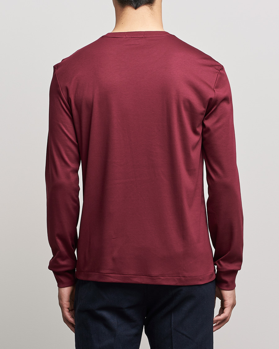 Heren | T-shirts | Polo Ralph Lauren | Luxury Pima Cotton Long Sleeve Tee Classic Wine