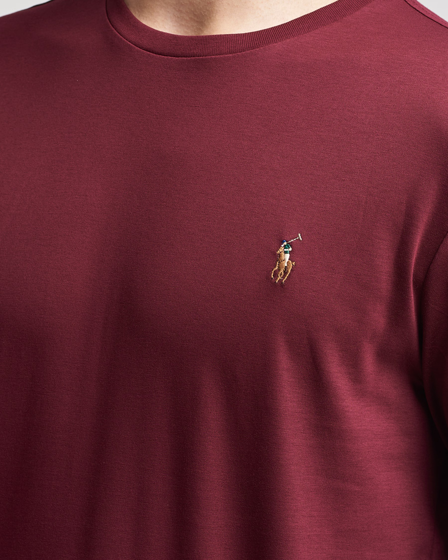Heren | T-shirts | Polo Ralph Lauren | Luxury Pima Cotton Long Sleeve Tee Classic Wine