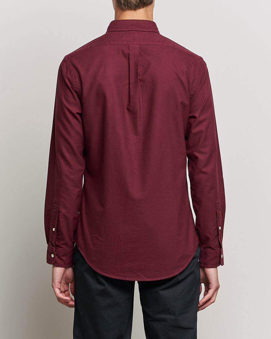 Heren | Overhemden | Polo Ralph Lauren | Slim Fit Garment Dyed Oxford Rich Ruby
