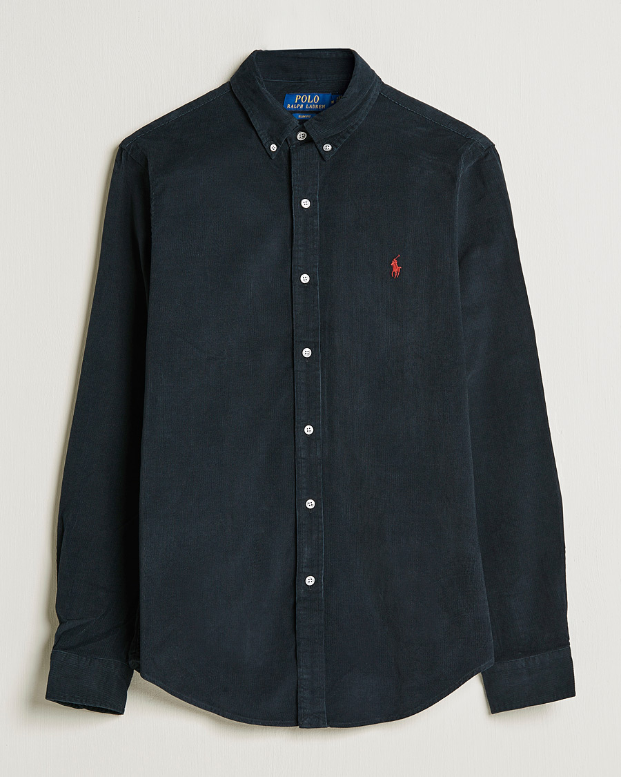 Heren | Overhemden | Polo Ralph Lauren | Slim Fit Corduroy Shirt Black