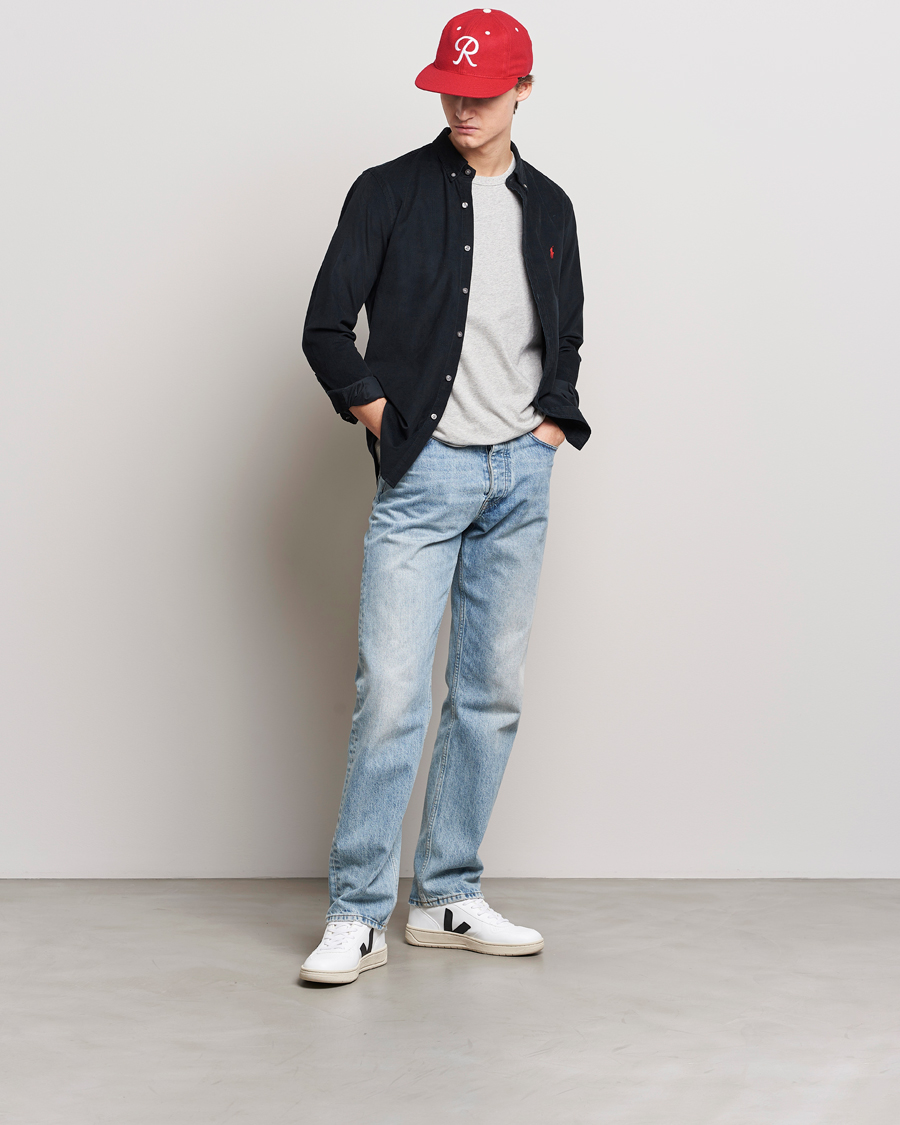 Heren | Overhemden | Polo Ralph Lauren | Slim Fit Corduroy Shirt Black