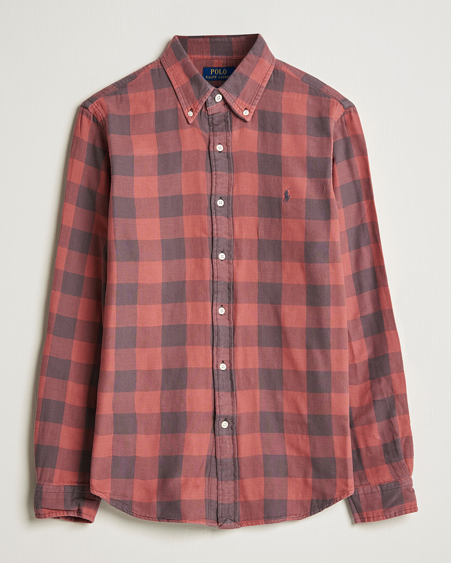 Heren | Overhemden | Polo Ralph Lauren | Custom Fit Double Faced Checked Shirt Red/Black
