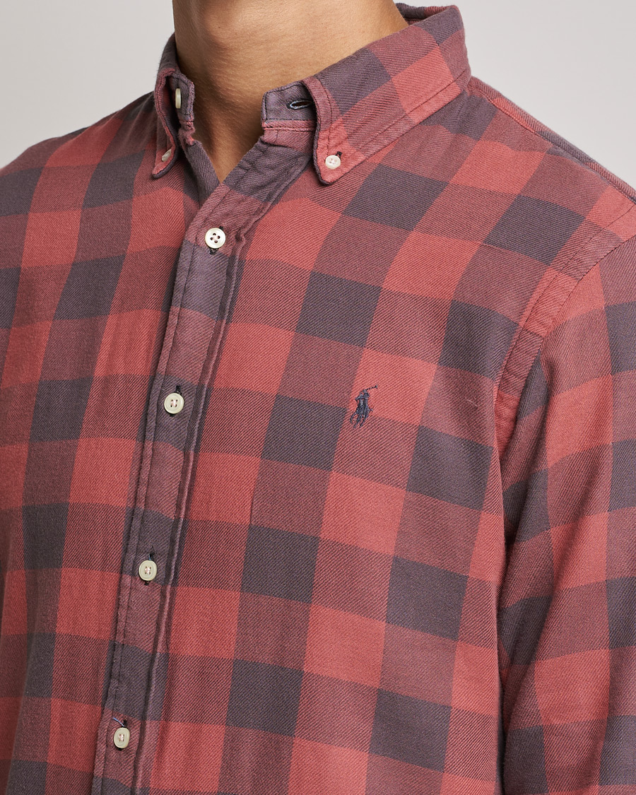 Heren | Overhemden | Polo Ralph Lauren | Custom Fit Double Faced Checked Shirt Red/Black