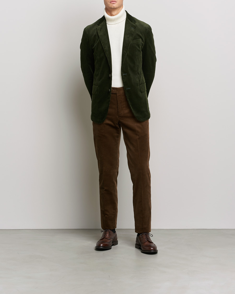 Heren | Broeken | Polo Ralph Lauren | Corduroy Pleated Drawstring Trousers Snuff