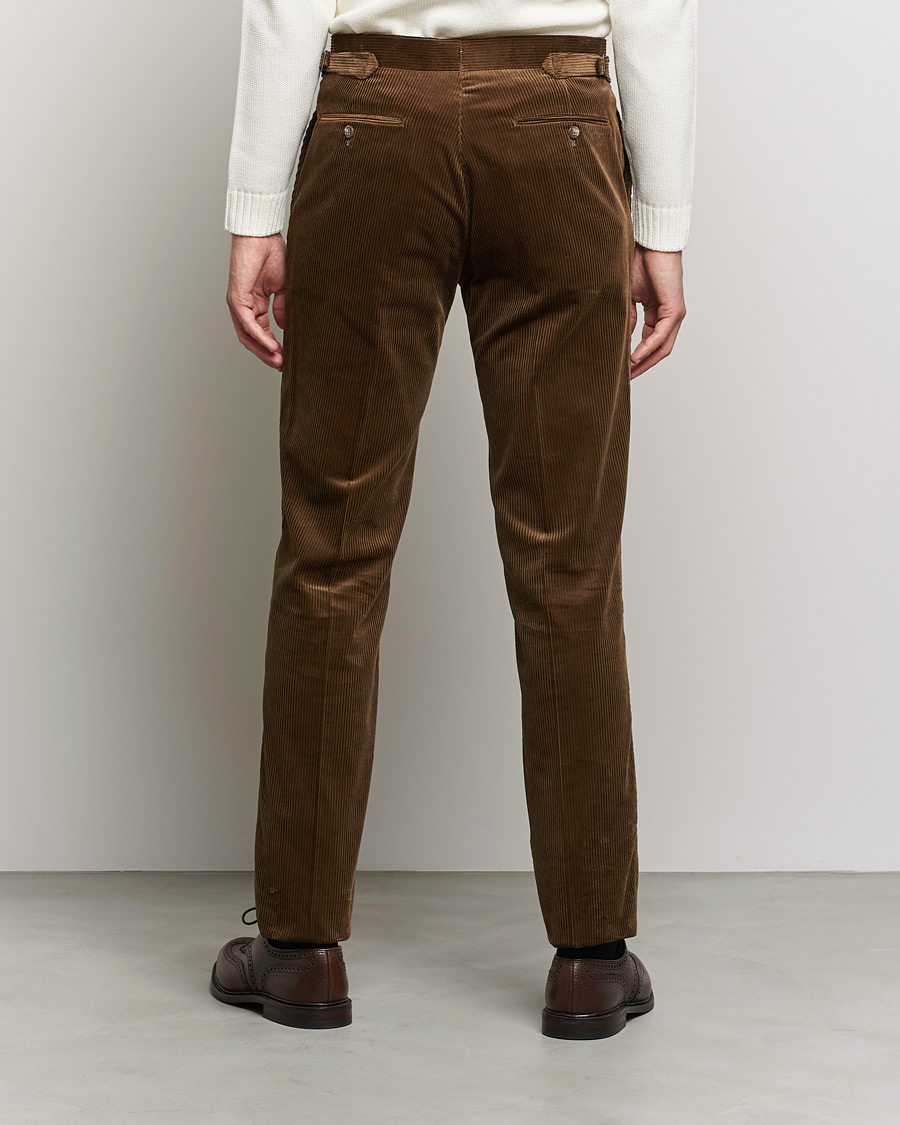 Heren | Broeken | Polo Ralph Lauren | Corduroy Pleated Drawstring Trousers Snuff