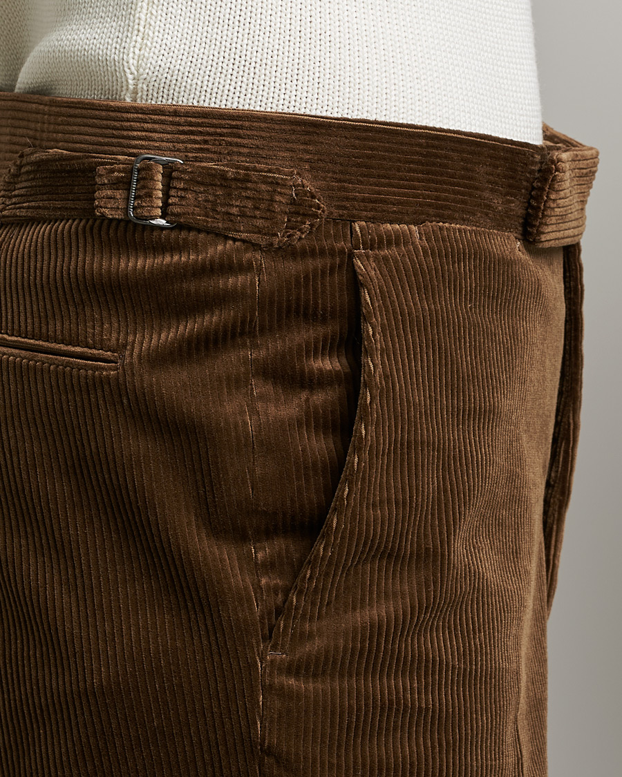 Heren | Broeken | Polo Ralph Lauren | Corduroy Pleated Drawstring Trousers Snuff