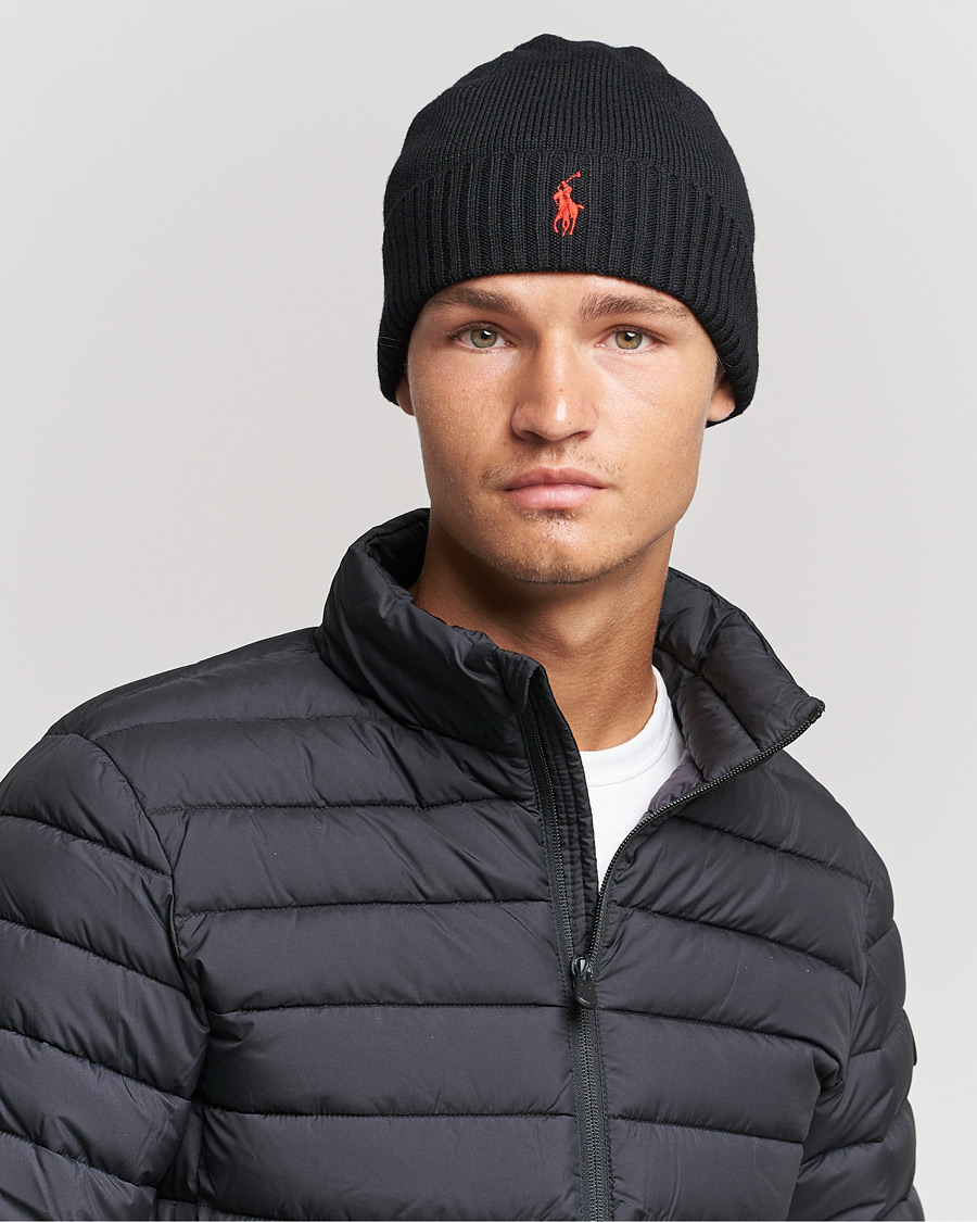 Heren |  | Polo Ralph Lauren | Merino Wool Beanie Black