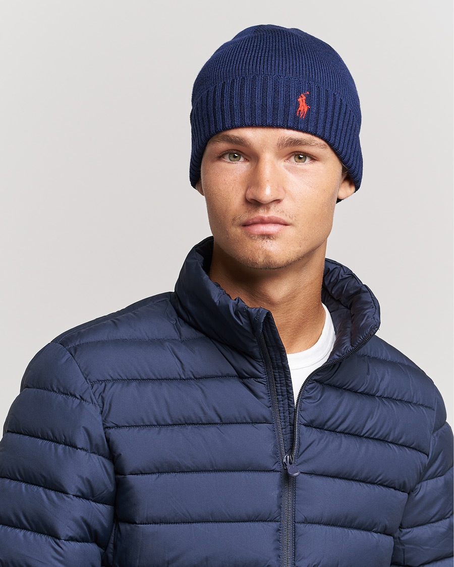 Heren |  | Polo Ralph Lauren | Merino Wool Beanie Hunter Navy