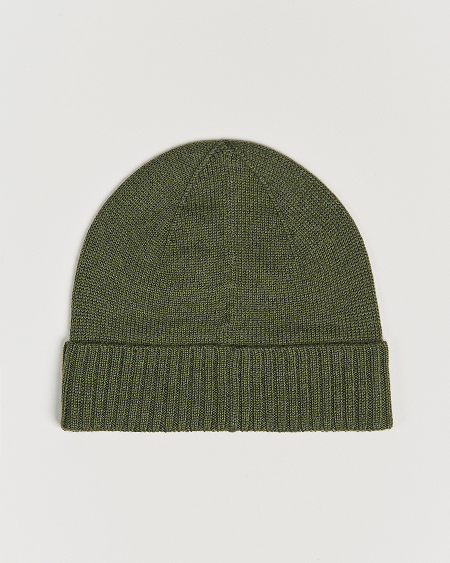 Heren | Polo Ralph Lauren Merino Wool Beanie Army Olive Heather | Polo Ralph Lauren | Merino Wool Beanie Army Olive Heather