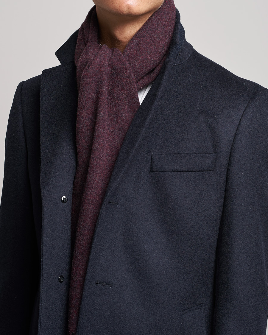 Heren | Polo Ralph Lauren Signature Wool Scarf Aged Wine Heather | Polo Ralph Lauren | Signature Wool Scarf Aged Wine Heather