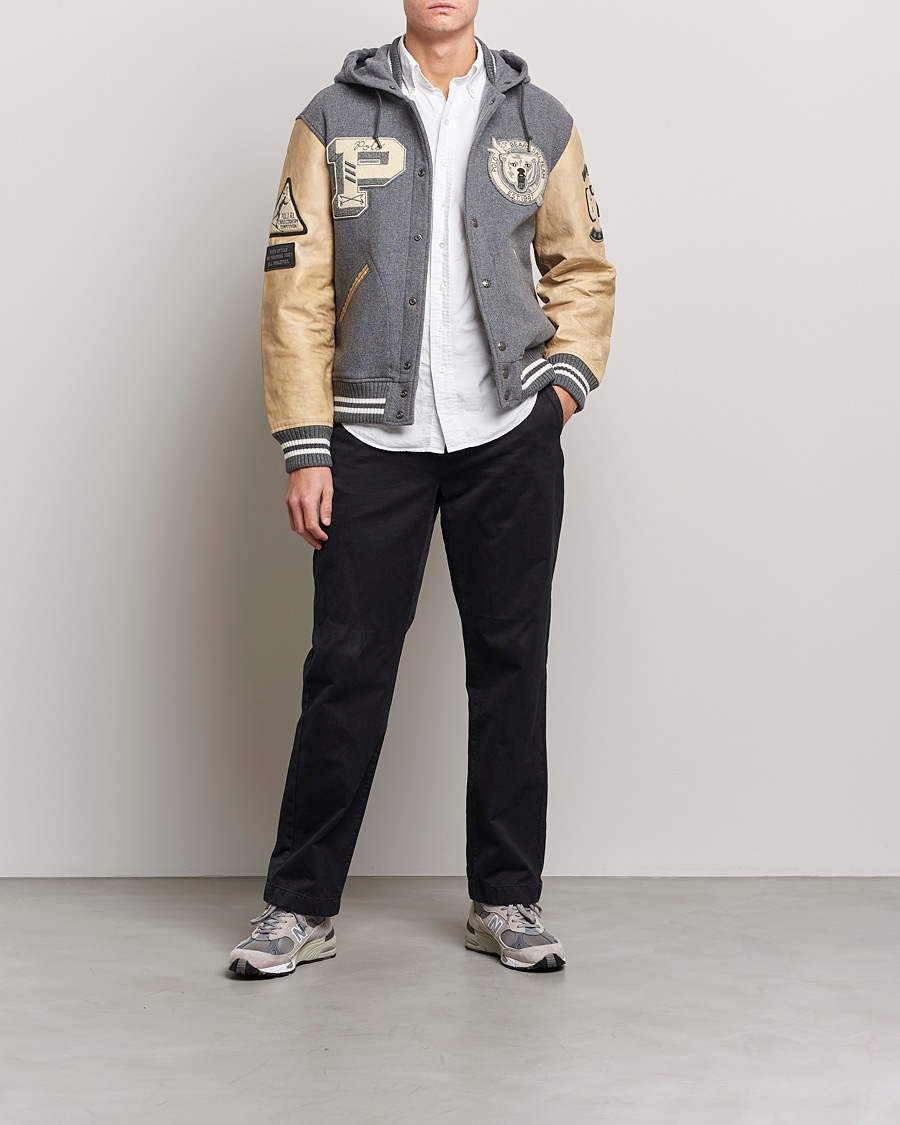 Heren | Jassen | Polo Ralph Lauren | Ski Varsity Lined Bomber Jacket Grey Heather