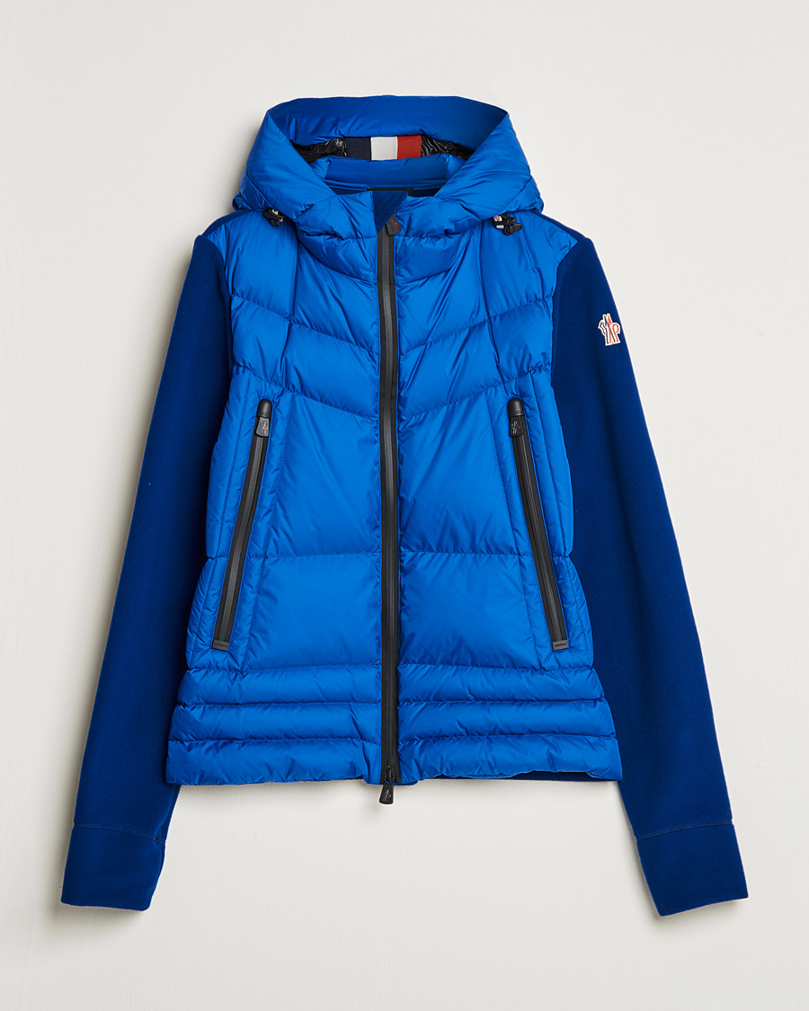 Heren | Jassen | Moncler Grenoble | Padded Full Zip Sweater Dark Blue