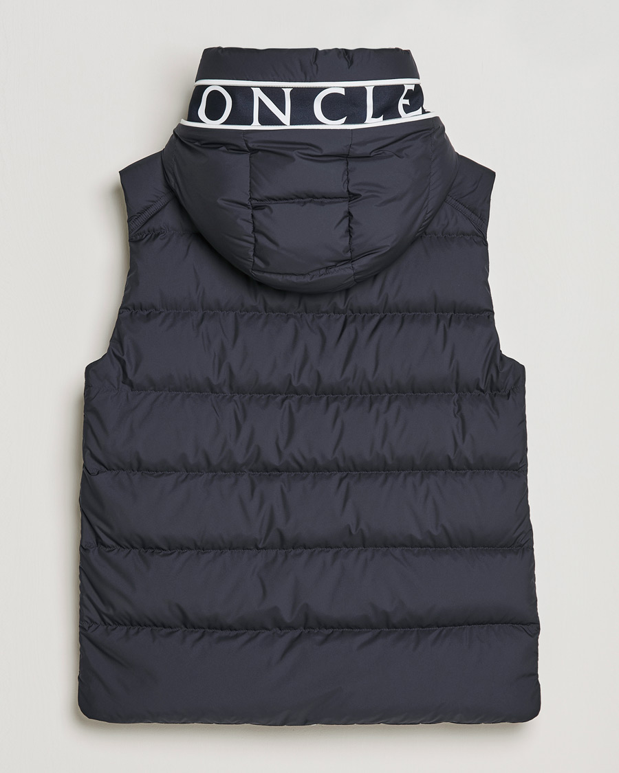 Heren | Jassen | Moncler | Cardamine Hooded Down Vest Navy