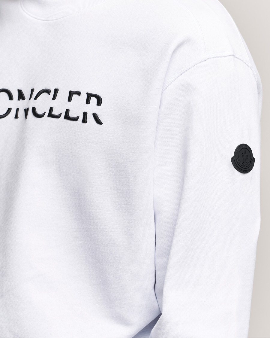 Heren | Truien | Moncler | Lettering Sweatshirt White