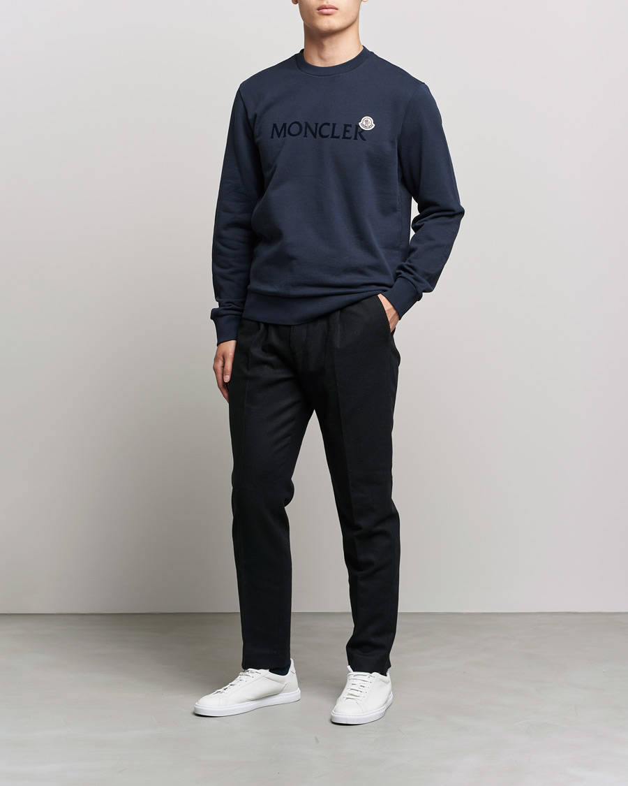 Heren | Truien | Moncler | Logo Patch Sweatshirt Navy