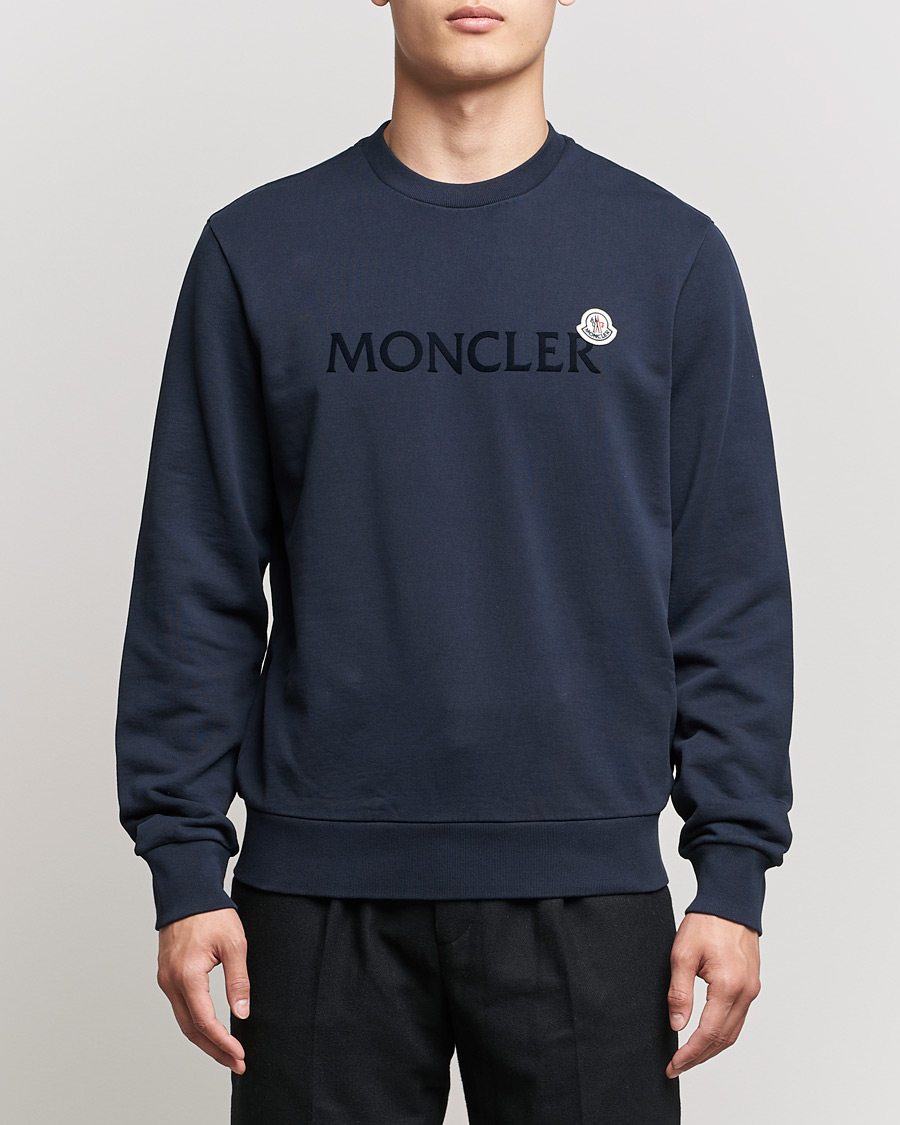 Heren | Truien | Moncler | Logo Patch Sweatshirt Navy