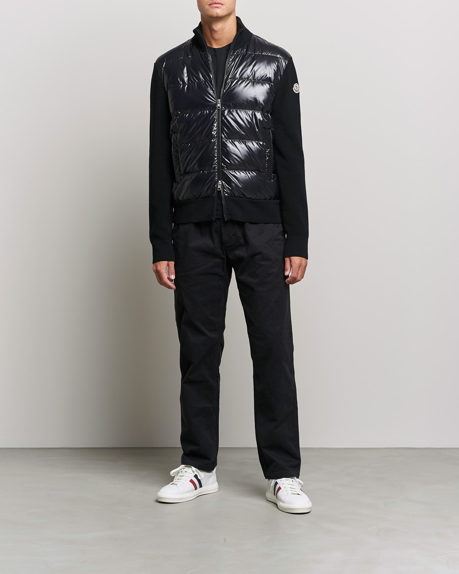 Heren | Truien | Moncler | Zip Down Cardigan Black