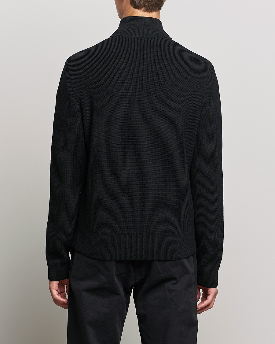 Heren | Truien | Moncler | Zip Down Cardigan Black