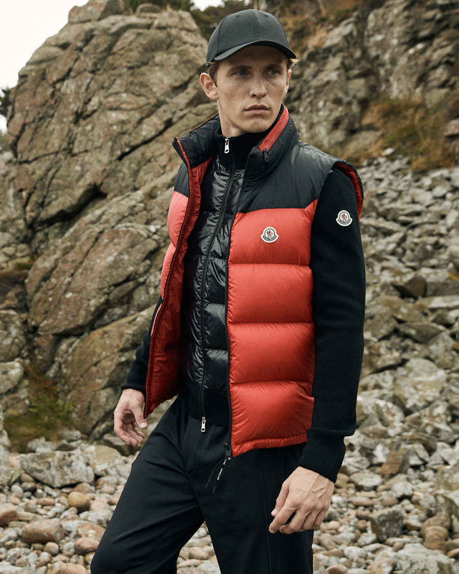 Heren | Truien | Moncler | Zip Down Cardigan Black
