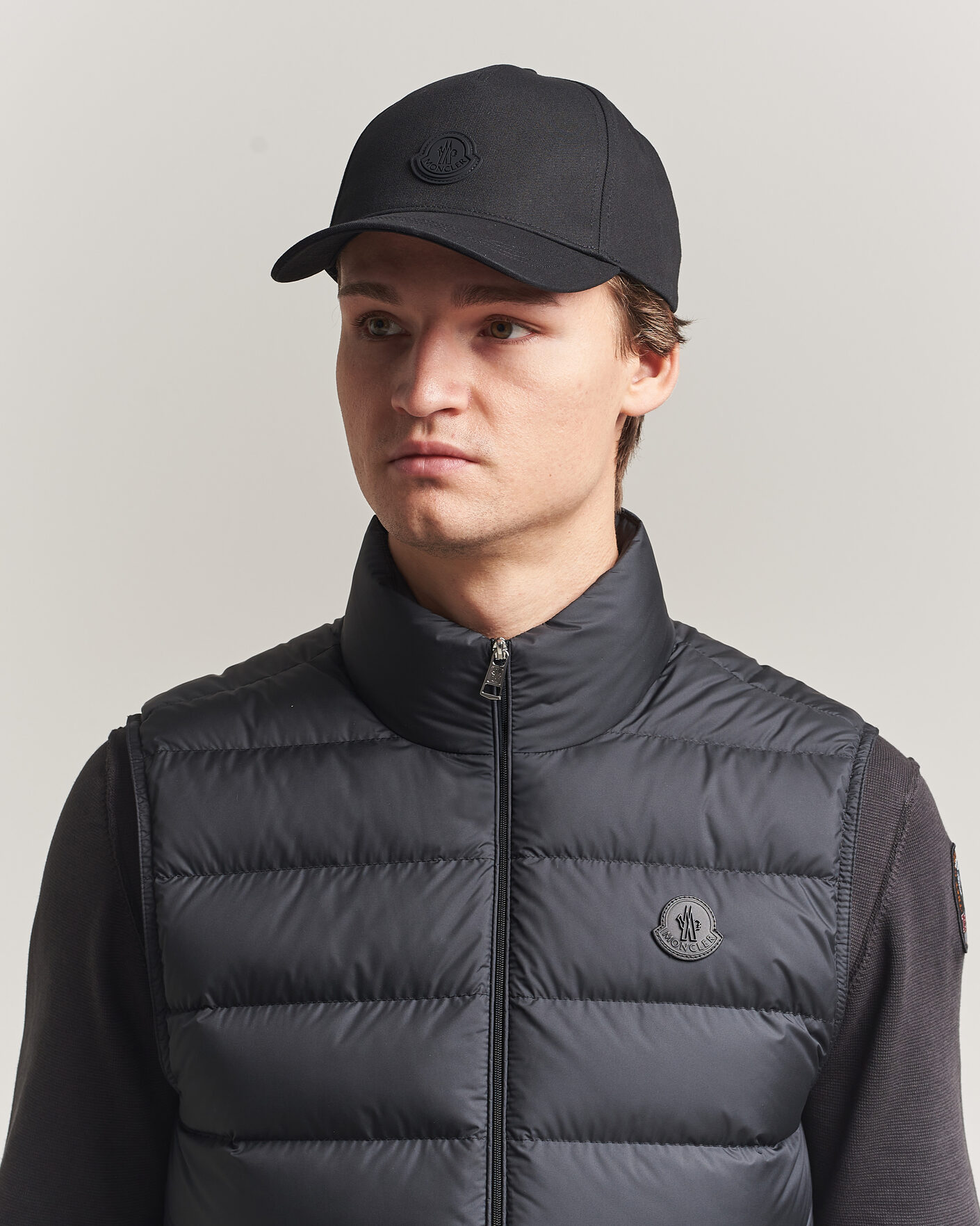 Heren | Hoeden en petten | Moncler | Tonal Logo Cap Black