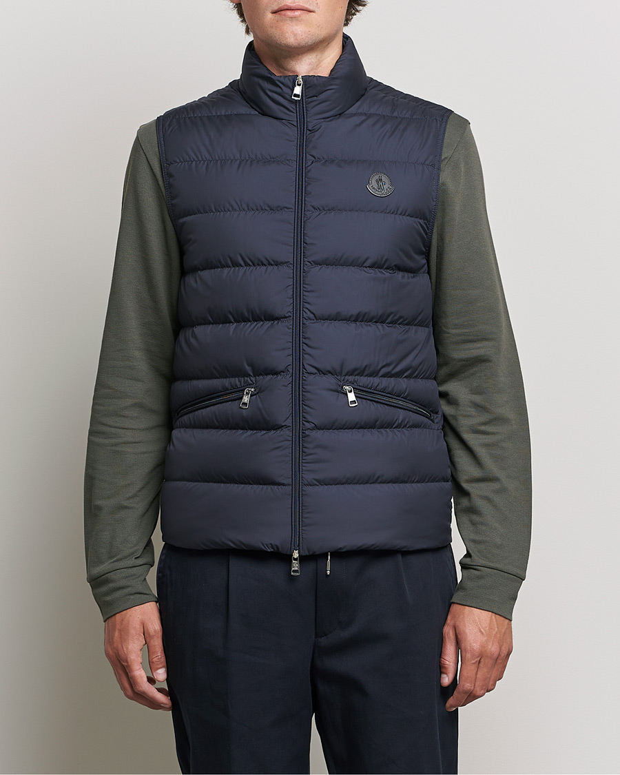 Heren | Jassen | Moncler | Treompan Down Gilet Navy