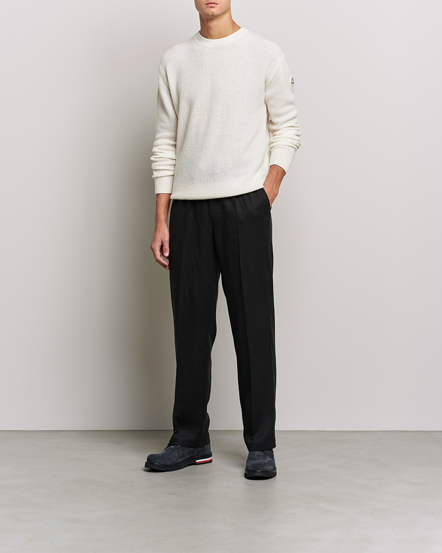 Heren | Truien | Moncler | Cashmere Crew Neck Sweater White