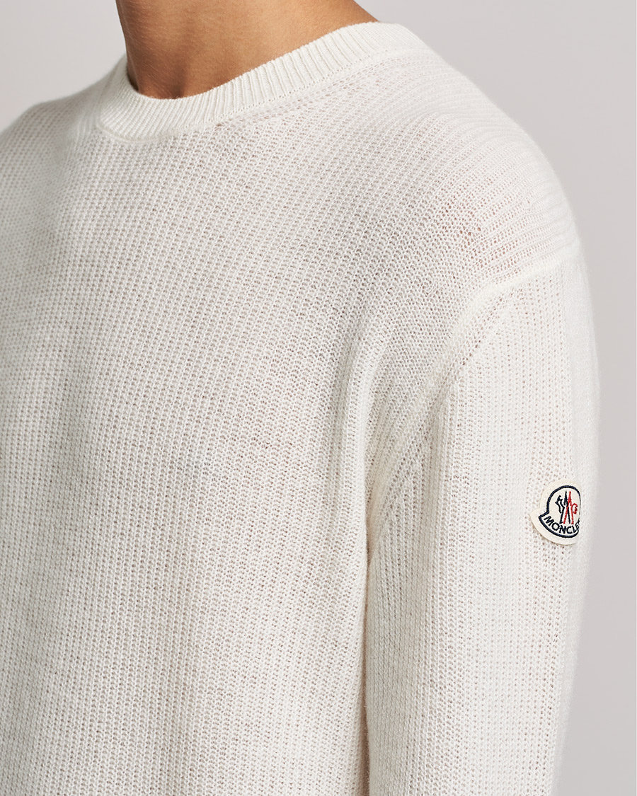 Heren | Truien | Moncler | Cashmere Crew Neck Sweater White