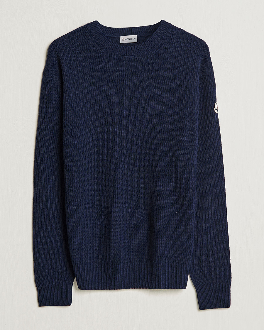 Heren | Truien | Moncler | Cashmere Crew Neck Sweater Navy