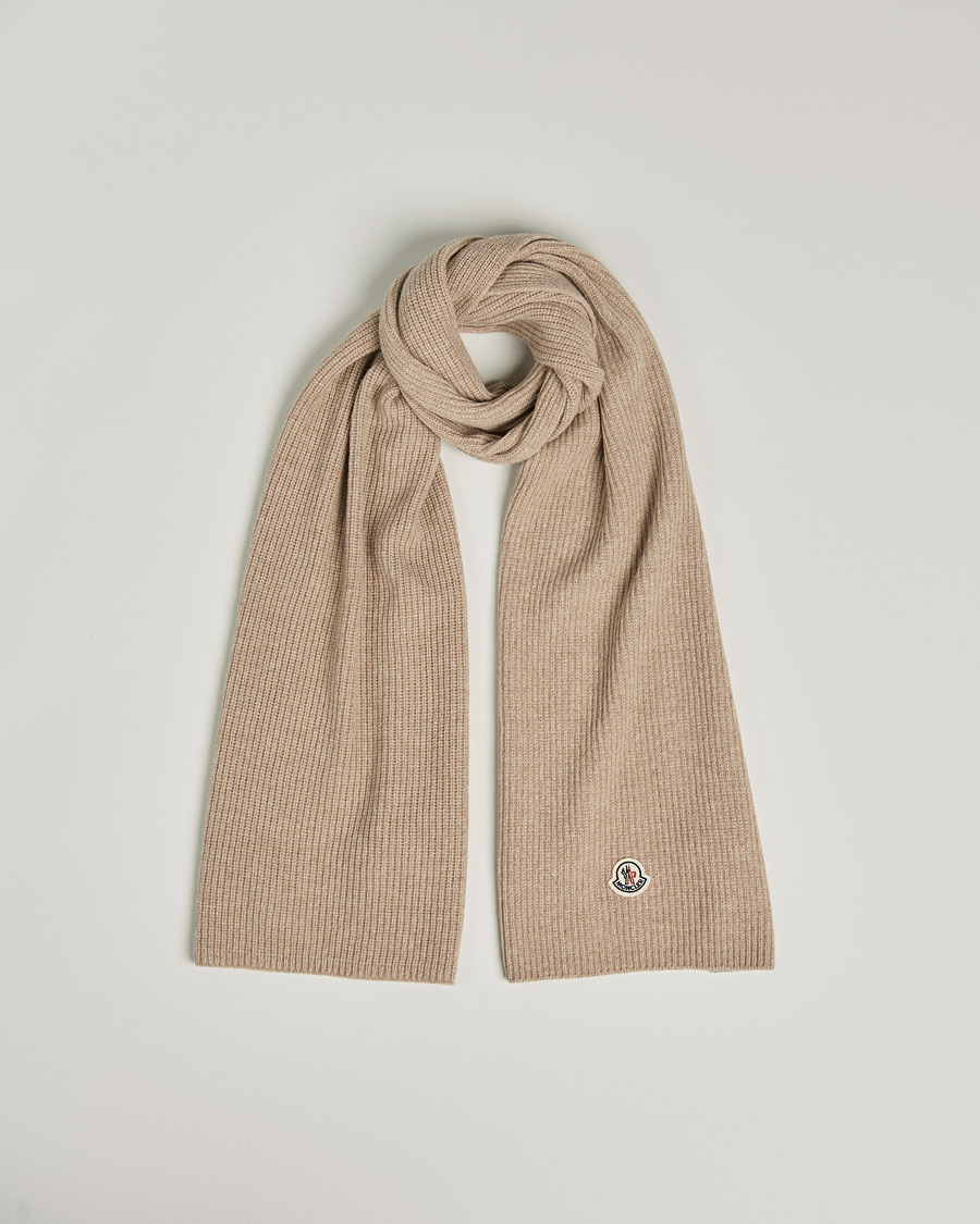 Heren | Moncler Cashmere Scarf Beige | Moncler | Cashmere Scarf Beige