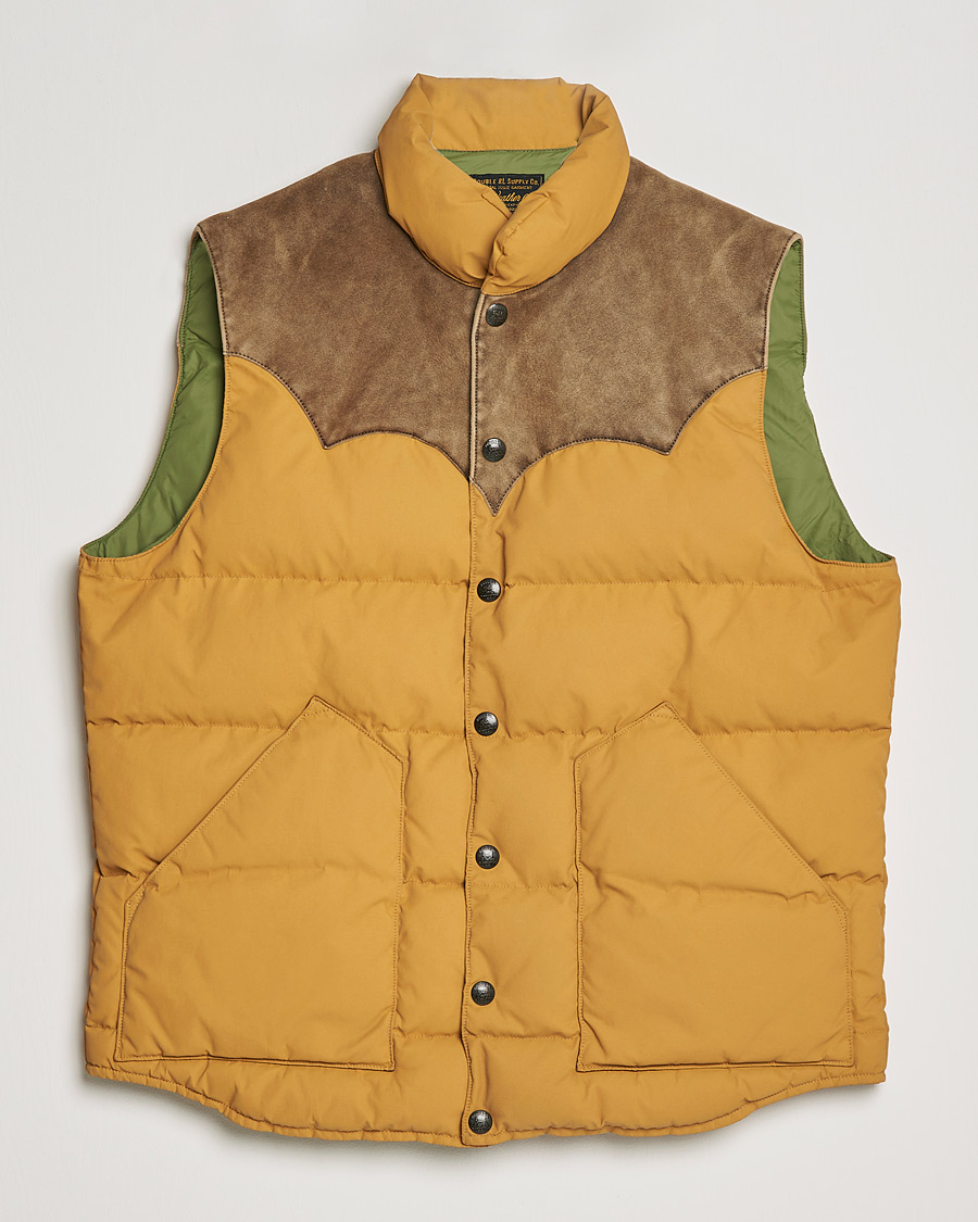 Heren | Jassen | RRL | Milburn Quilted Vest Mountain Yellow