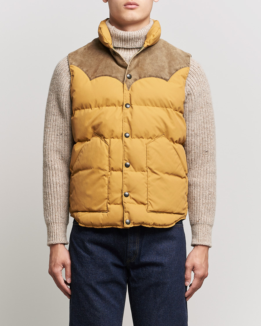 Heren | Jassen | RRL | Milburn Quilted Vest Mountain Yellow
